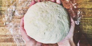 rising pizza dough