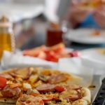 12 year old eating pizza