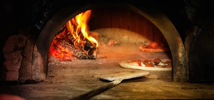 pizza oven smoking