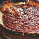 cooked chicago pizza