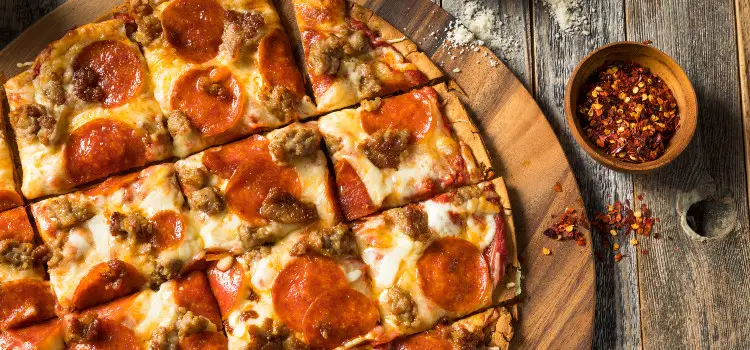 domino's crunchy s thin sliced pizza