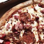meat lovers Pizza Hut pizza
