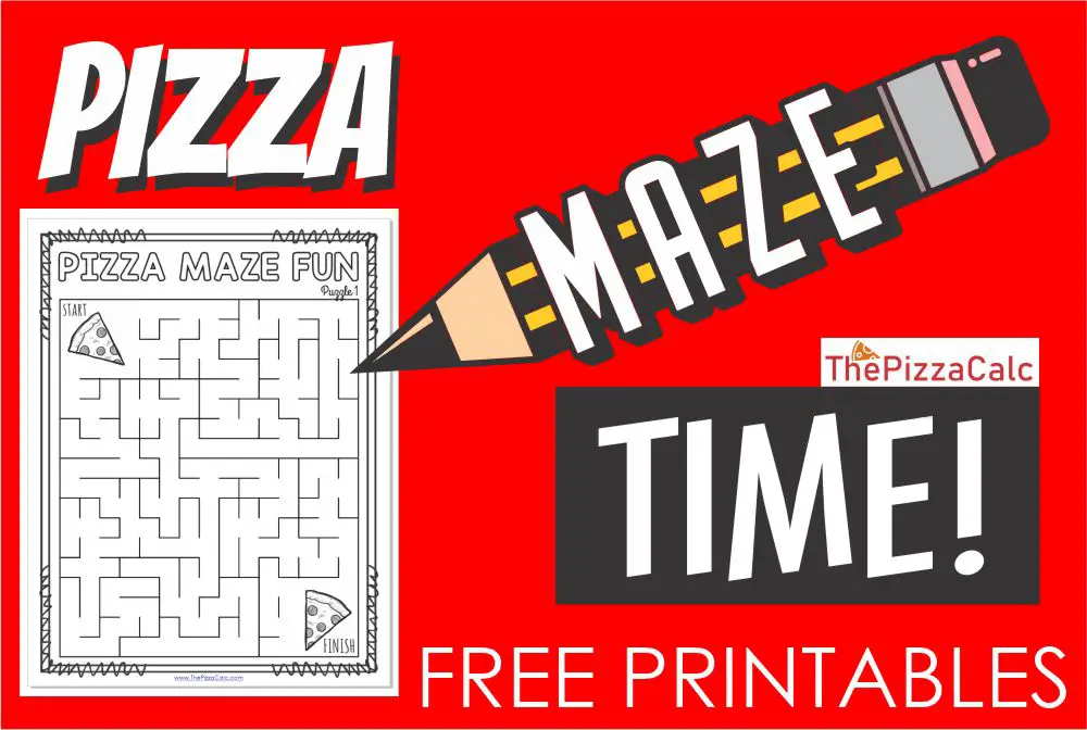 If you're looking for a fun way to keep your guests entertained at your next pizza party, check out this free printable pizza maze packet!